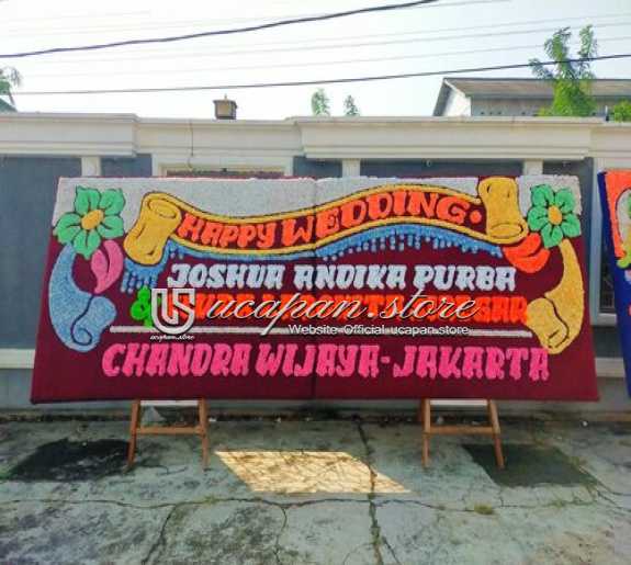 Papan Bunga Pringsewu - Dobel Wedding